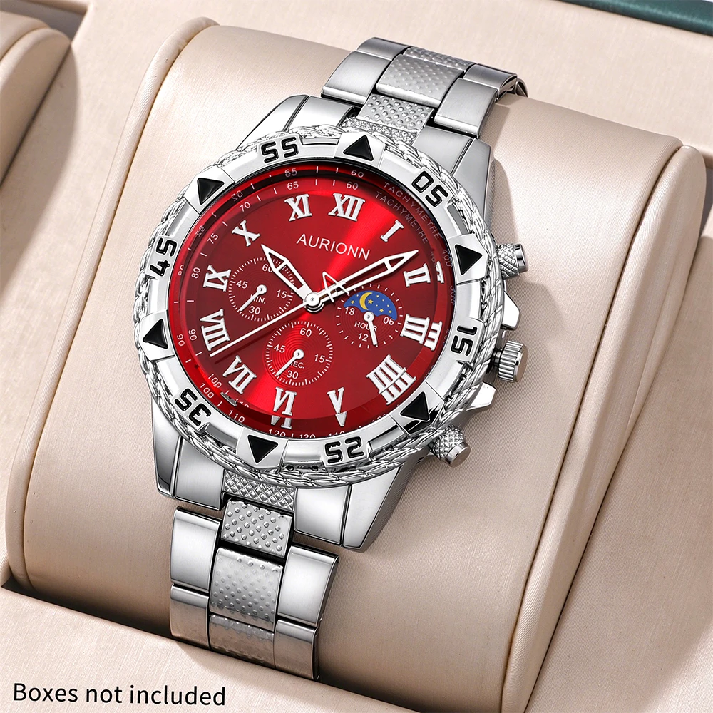 1pc The Best Choice for Casual, Fashionable Handsome Men's Quartz Watches Christmas and Other Holiday Gifts Excluding Gift Boxes