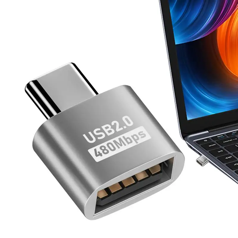 Адаптер USB к USB C мама адаптер Usb к C адаптер из цинкового сплава металлический Адаптер для быстрой передачи данных OTG для смартфона и