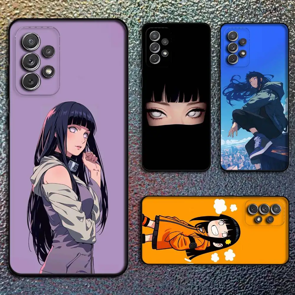 

H-Hinata Anime H-Hyuga Phone Case For Samsung S25,S24,S21,S22,S23,S30,Ultra,S20,Plus,Fe,Lite,Note,10,9,5G Black Cover