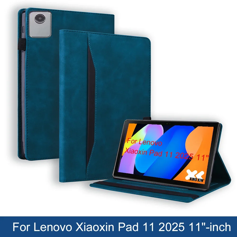 Shockproof Folding Stand Protective Case for Lenovo Xiaoxin Pad 11 2025 TB335FC 11 inch with Card Slots Cover