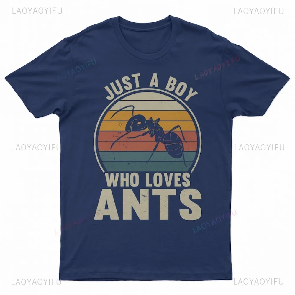 Ant Lover Entomology Gift for Ant Keepers TShirt Casual Fashion Loose Harajuku Hip Hop Punk Man Streetwear Y2K Women Clothing