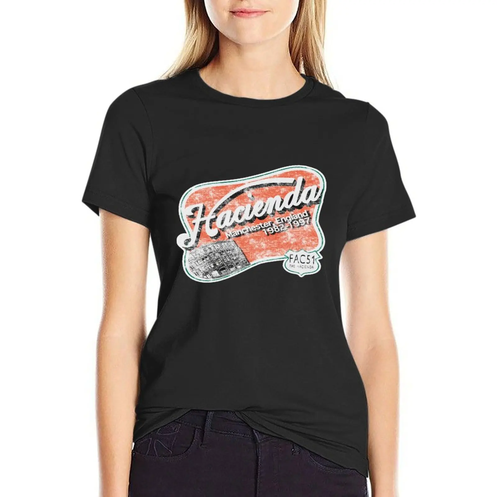 

Hacienda T-Shirt cute clothes new edition kawaii clothes Woman clothes