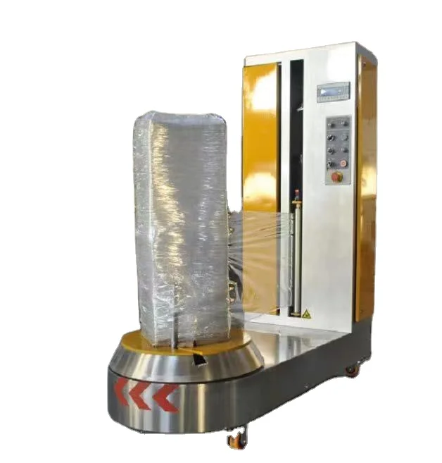 Banding Luggage Wrapper Film Strapping Airport Baggage Wrapping Machine Superiority