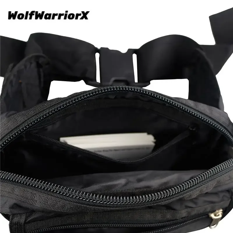 Dinosaur Buckle Bags Men Tactical Chest Bag Shoulder Bag Outdoor Sports Camping Travel Hiking Crossbody Waist Belt Bag Men Bag