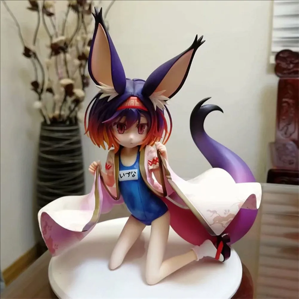 Hatsuse Izuna Swimsuit Style 20cm Figure Periphery Gift Decor Anime No Game No Life Kawaii Beautiful Girl Toys Doll Model Statue