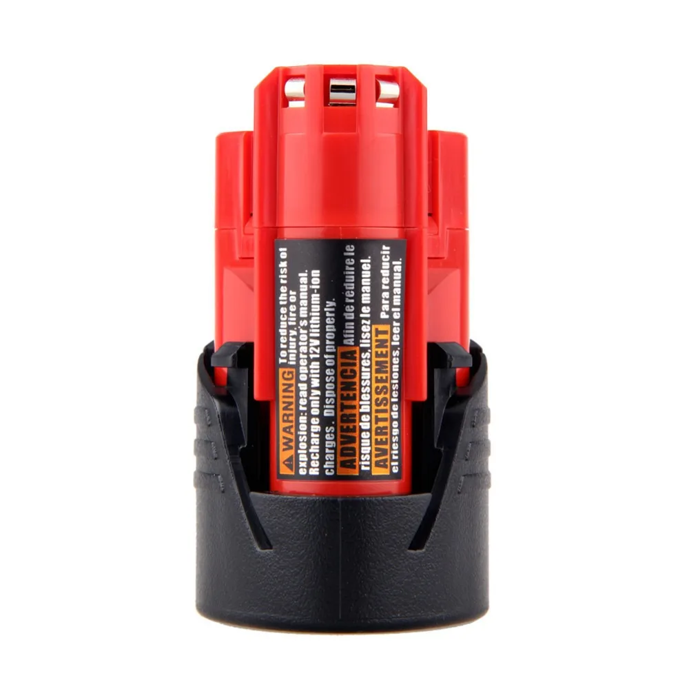 For Milwaukee M12 Battery 48-11-2440 1500mAh 2000mAh 3000mAh Li-Ion Power Tool Battery Pack