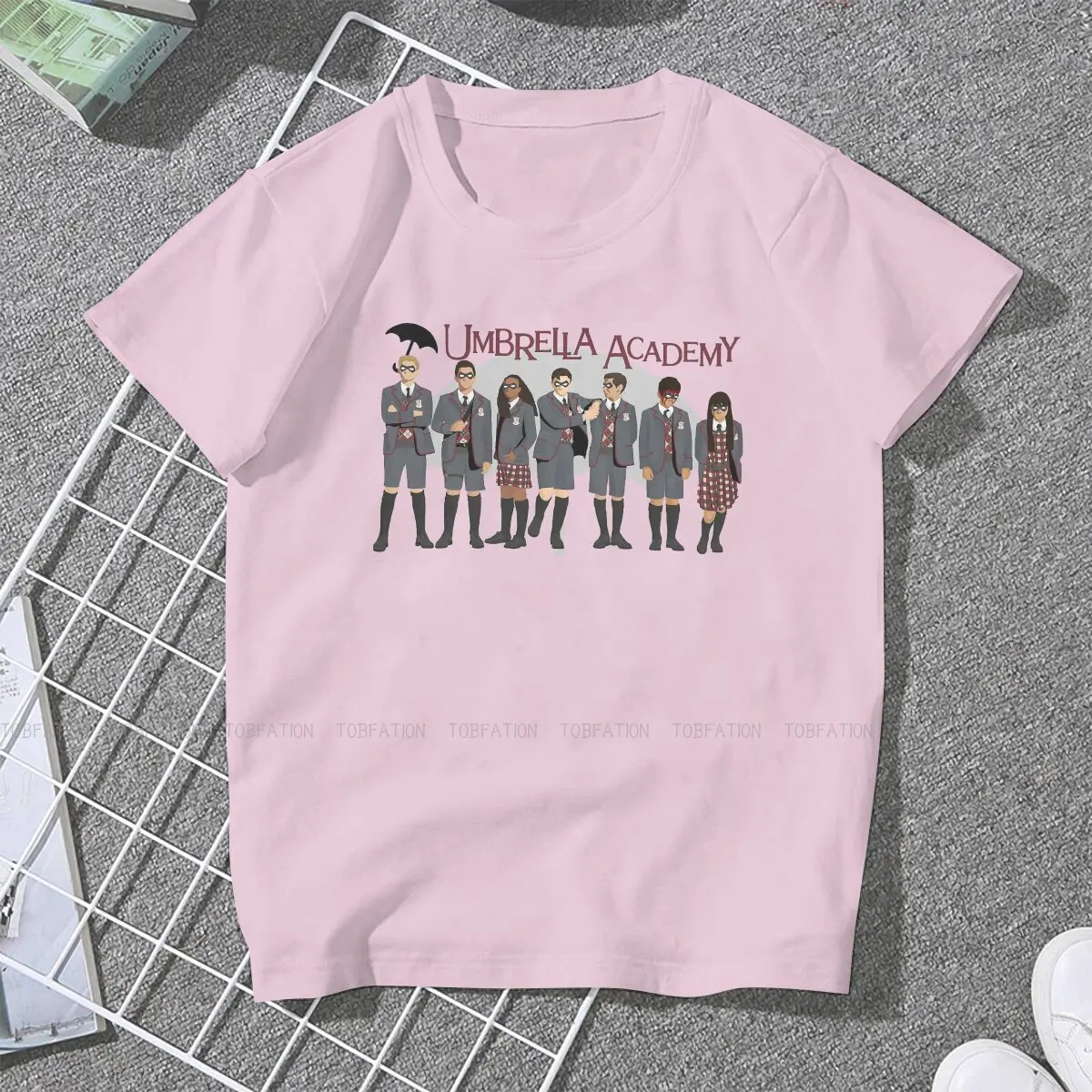 Group  O Neck TShirt The Umbrella Academy Reginald Hargreeves Luther Fabric Original T Shirt Woman's Tops 5XL Oversized