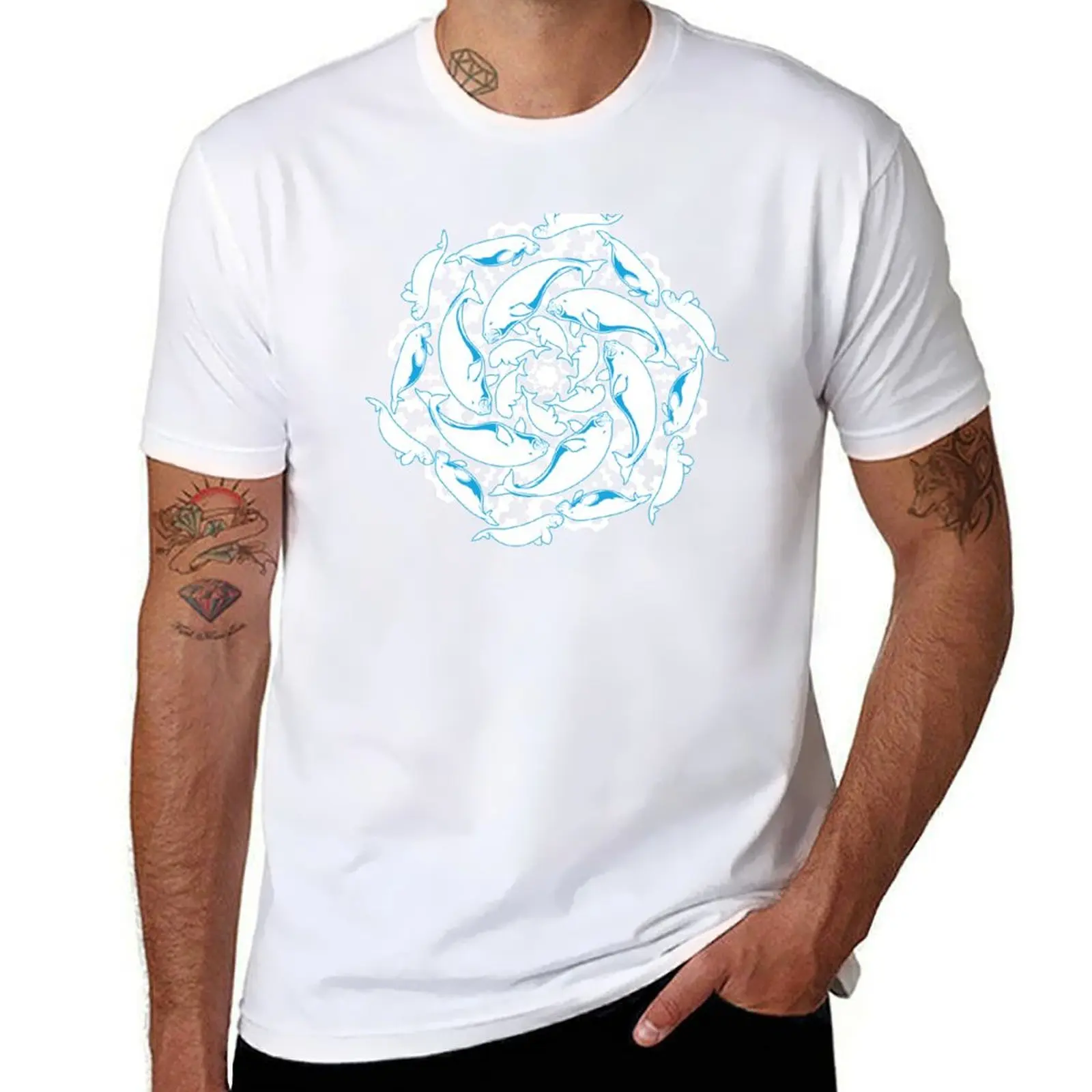 

Dugong ZOOFLAKE T-Shirt Worker Basic Short Sleeve Tee