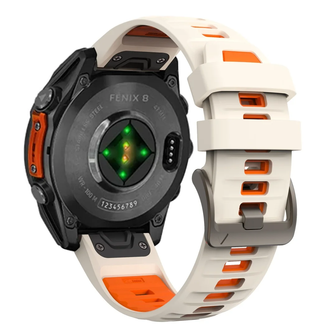 QuickFit 22mm 26mm Silikonarmband für Garmin Fenix 9 Pro 8 7 7X 7Pro 6X 6 5 5X/Epix 2 47mm 51mm Atmungsaktives Armband Uhrenband – Detail 14
