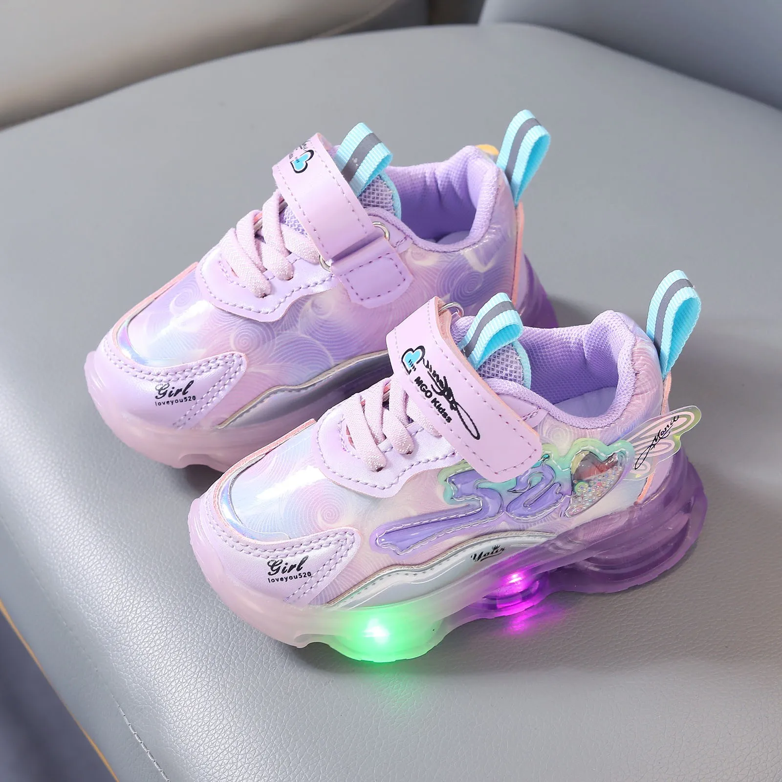 

Led Light Up Shoes For Girls Toddler Walking Shoes Girls Kids Children Baby Casual Shoes