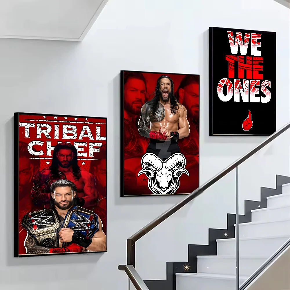 1 قطعة ستار المصارعة الرومانية عهد ملصق ذاتية اللصق الفن ورقة مقاومة للماء ملصق مقهى بار غرفة جدار ديكور