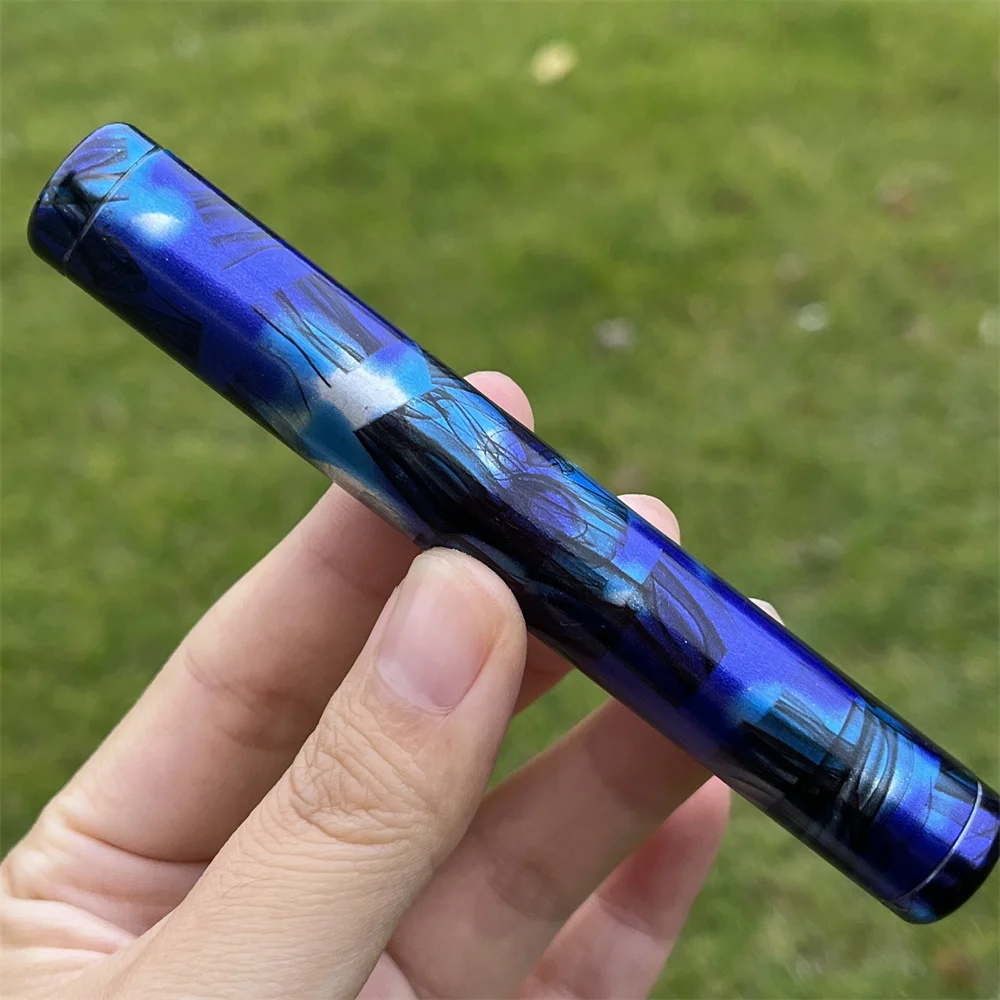 New Printed  Storage Tube Holder Aluminum Alloy Storage Tube Cigar Tube Moisture-proof Anti-fall Sealed Tube Smoke Accessories