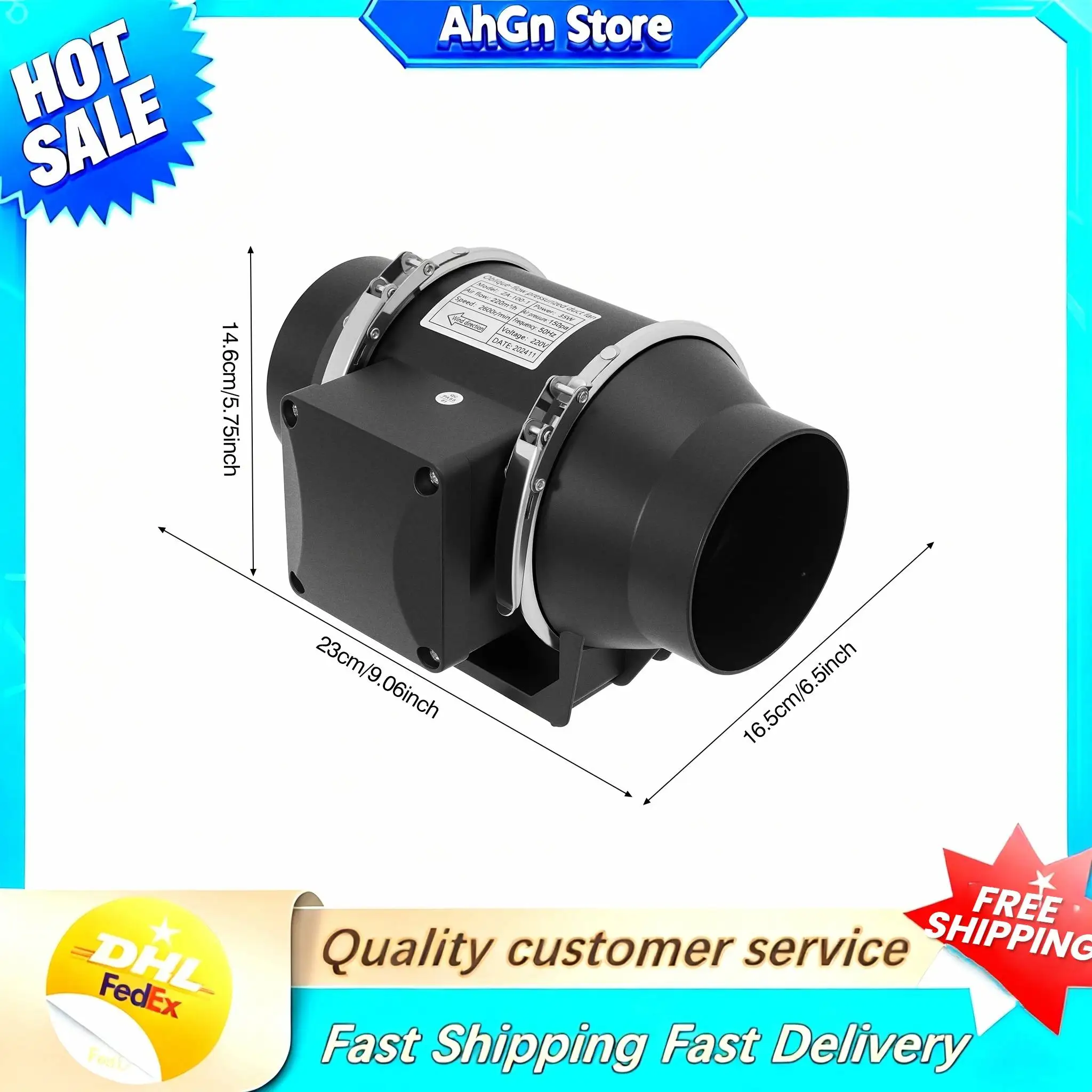 

Exhaust Duct Fan Exhaust Fan Duct Ventilation Fan Inline Duct Fan Bathroom Exhaust Fan Low Noise