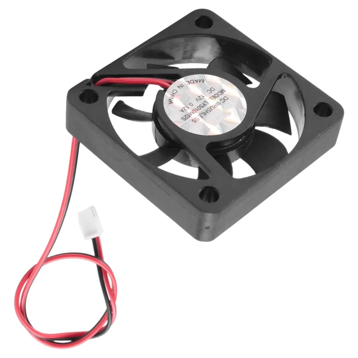 SWXF 50mm 12V 2Pin 4000RPM Sleeve Bearing PC Case CPU Cooler Cooling Fan
