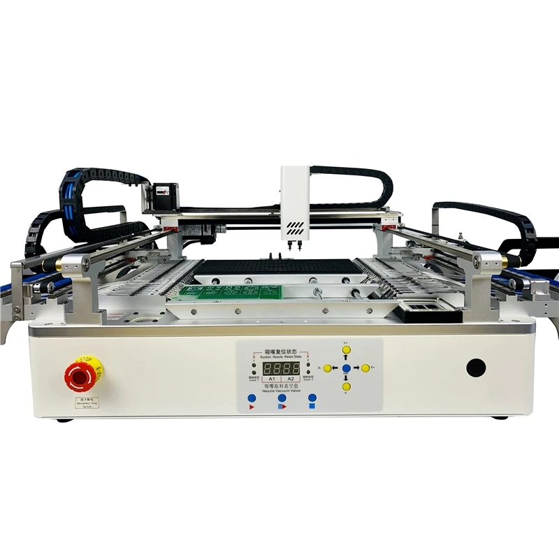 LY Q2S High Speed 54 Bits With HDMI Full Vision Desktop Automatic SMT Pick And Place Machine Chip Mounter Dual 6 Heads