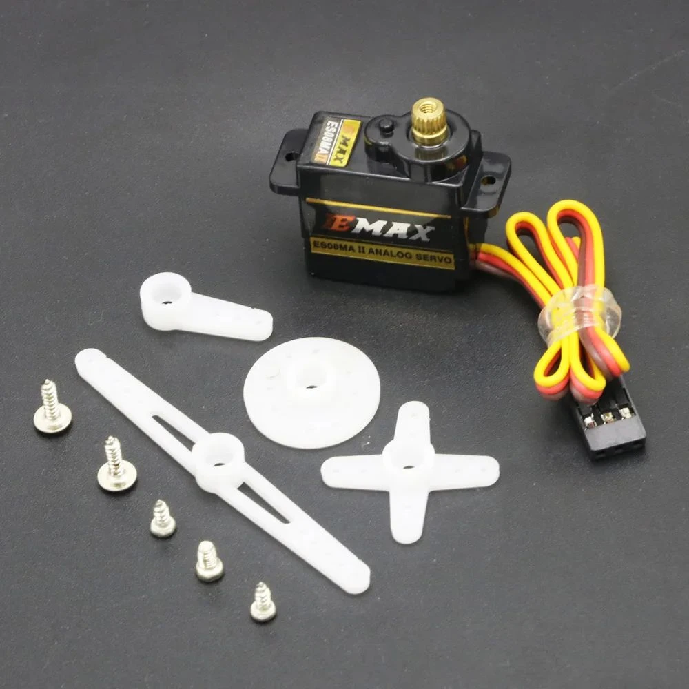 1 pz/2 pz/4 pz 2g/2.4 kg Emax Servo Digitale Metal Gear Es08maii Mini ad alta velocità Metal Gear Servo parti