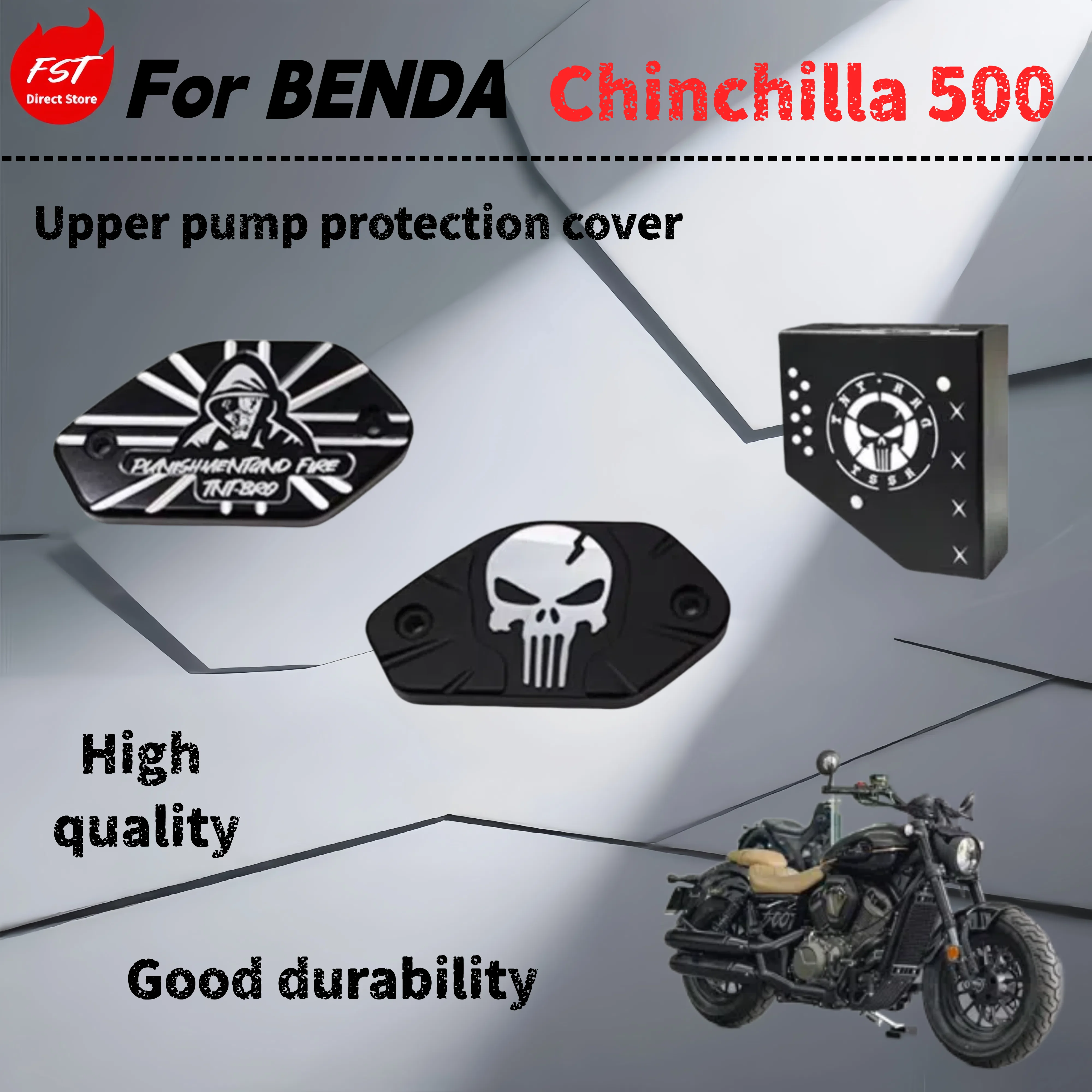 

For Benda Chinchilla 500 retrofit upper pump cover brake pump protective cap fittings
