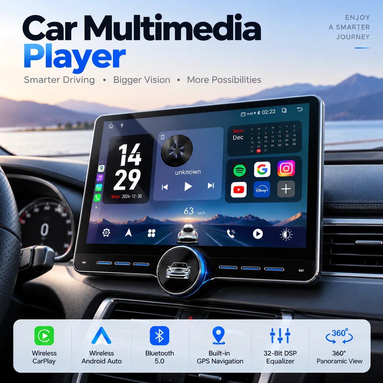 For Renault Clio IV 2013-2015 11.5 Inch Android 15 Car Radio Wireless CarPlay Android Auto GPS Navigation Touch Screen Head Unit
