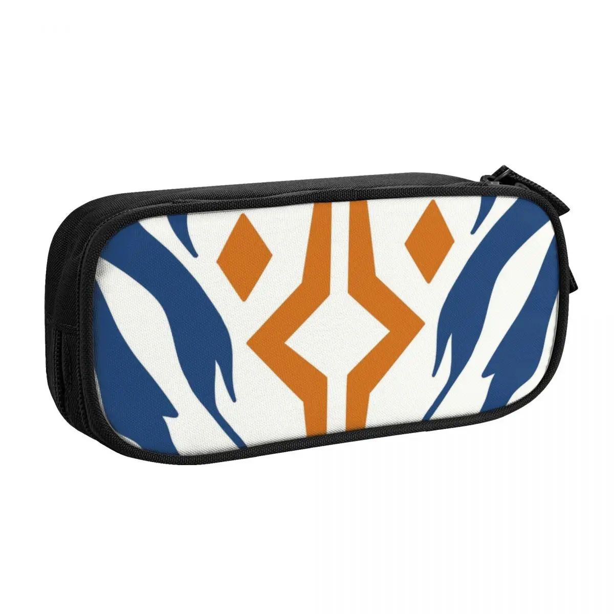 Fulcrum Ahsoka Tano Cosplay Pencil Case for Girls Boys Large Storage Sci Fi Tribal Wars Pen Box Bag Stationery