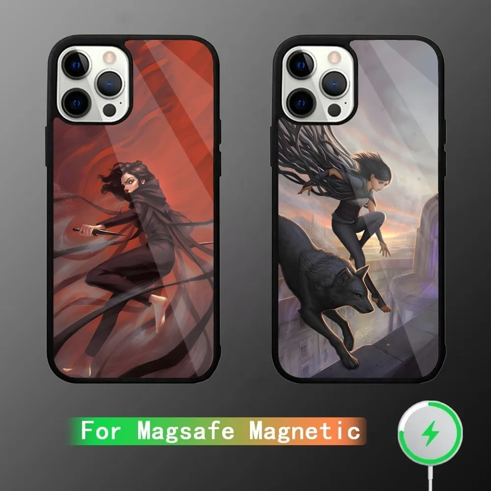 Mistborn Trilogy Vin Phone Case For iPhone 16,15,14,13,12,11,Plus,Pro,Max Mini Magsafe Magnetic Wireless Charging