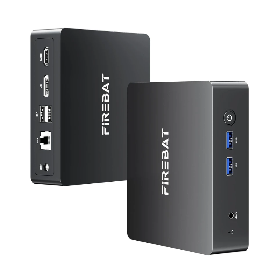 Firebat T6 ミニ PC インテル i3 8109U LPDDR3 8GB RAM M.2 SATA 256GB