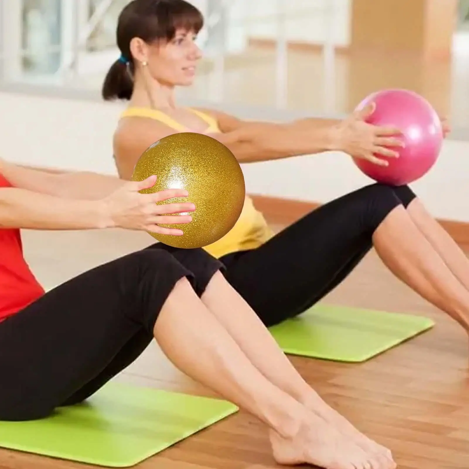 Pelota de gimnasia rítmica, pelota de ejercicio pequeña para estabilidad, equipo de gimnasio de alta elasticidad, equipo de entrenamiento, pelota de gimnasia rítmica 