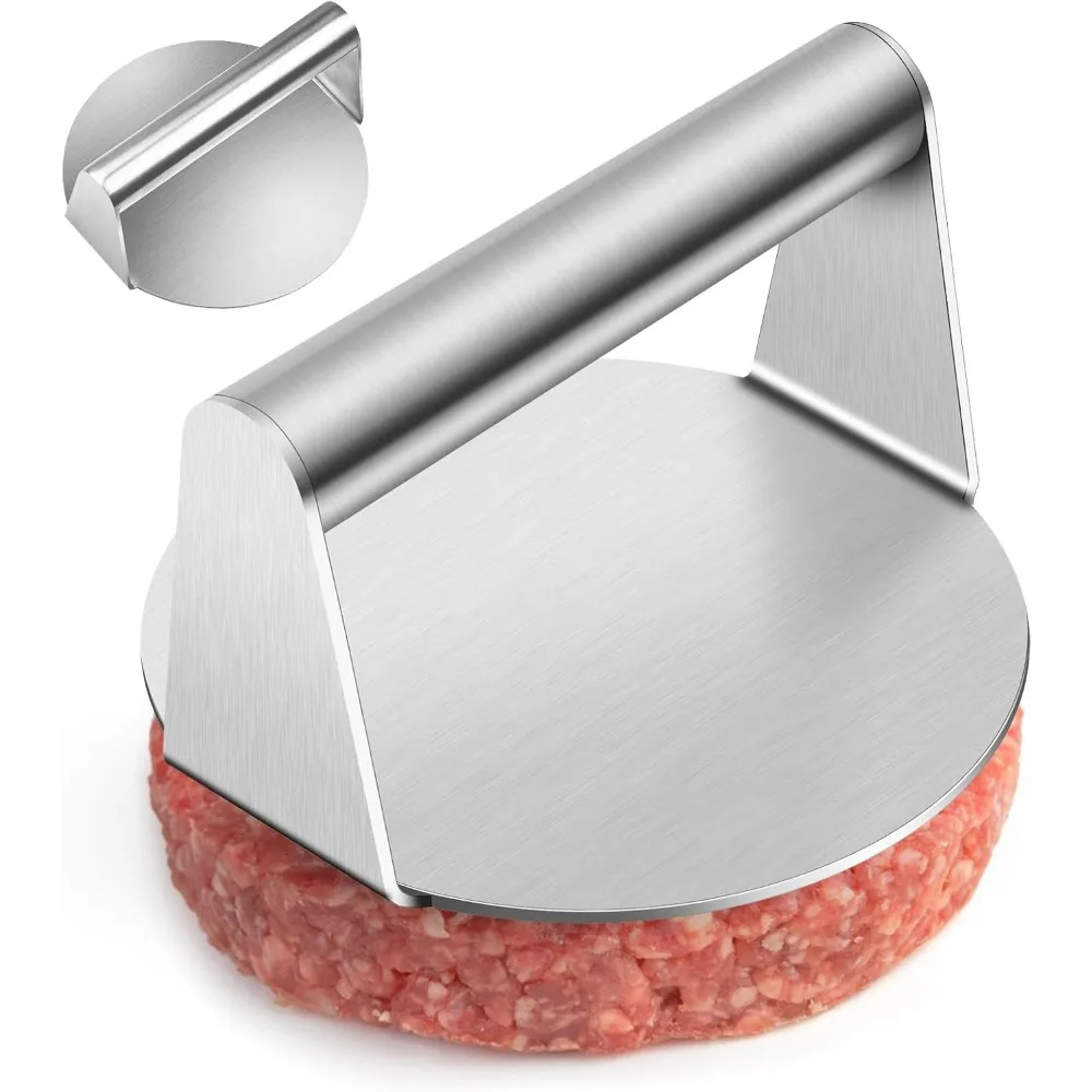 Hamburger Meat Press Non Stick Meat Pressing Plate Upgrade Stainless Steel Burger Barbecue Press Machine Kitchen Tools