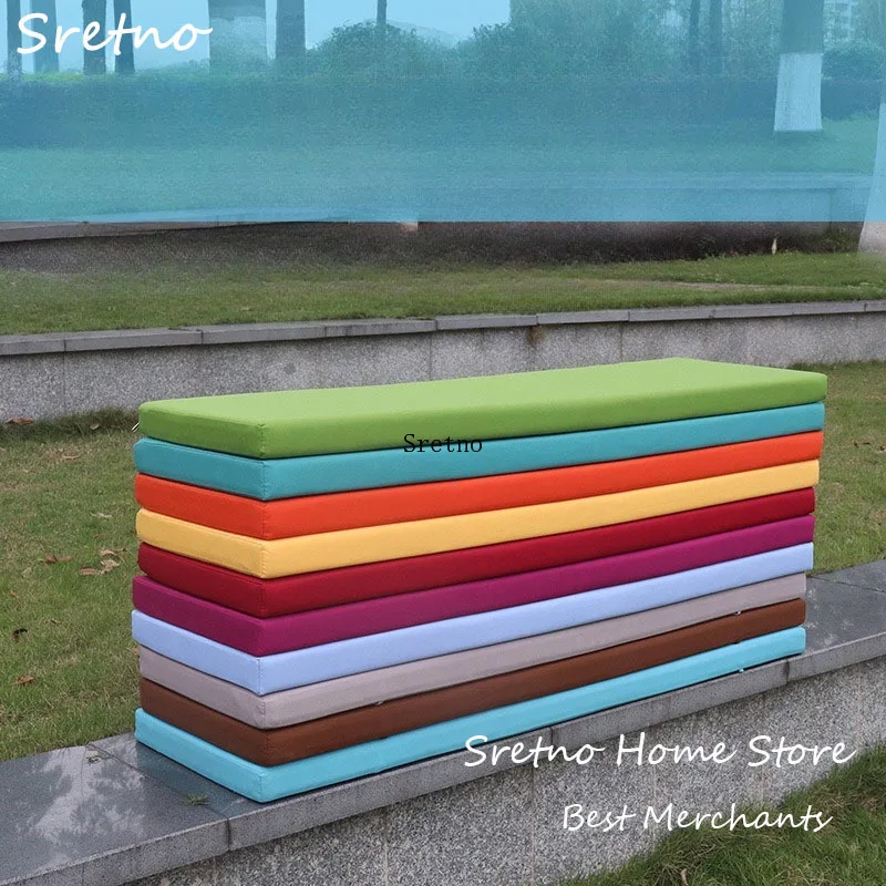 

Customized Bench Cushion 5cm High Sofa Bay Window Chair Cushions Indoor Outdoor Garden Cushions High-density Sponge Back Cushion