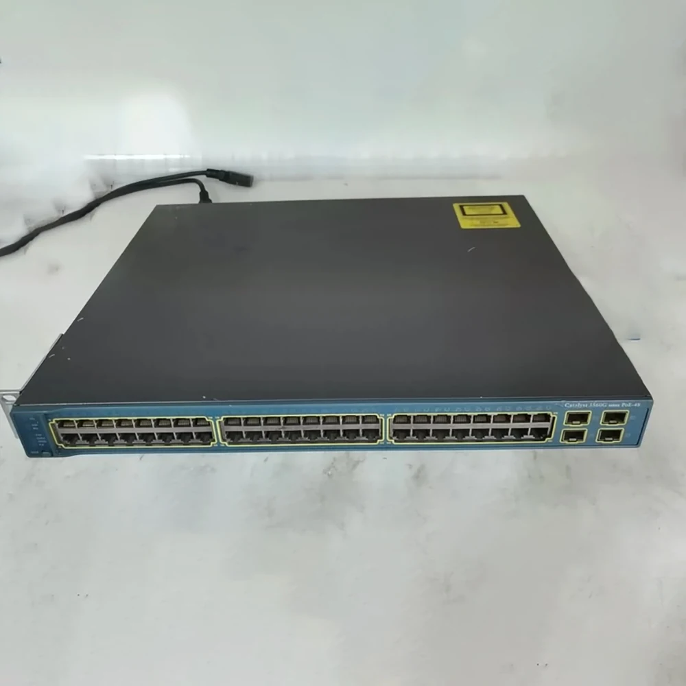 48-Port Full Gigabit POE Power Supply Switch WS-C3560G-48PS-E
