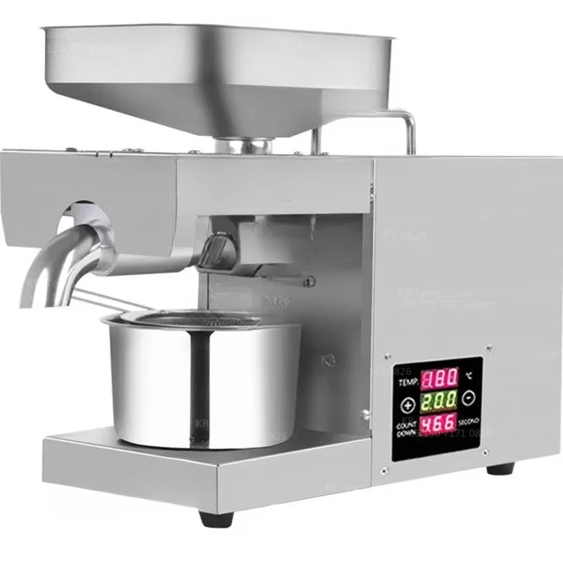 Automatic Oil Press Machine Refined Edible Cooking Oil Equipment Cocoa Beans Groundnut Oil Extraction Machine