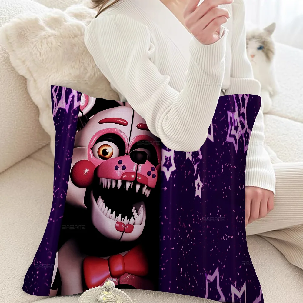 Sfm Fnaf Animatronics 45*45cm Cushion Cover Pillow Cover Decor Pillowcase Home Pillowcase For Couch Pillow