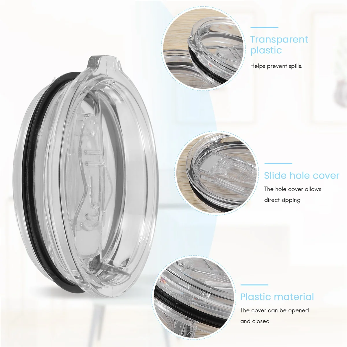 2025+20Oz Tumbler Replacement Lids Spill Proof Splash Lids Covers for Rambler and More Tumbler Cups