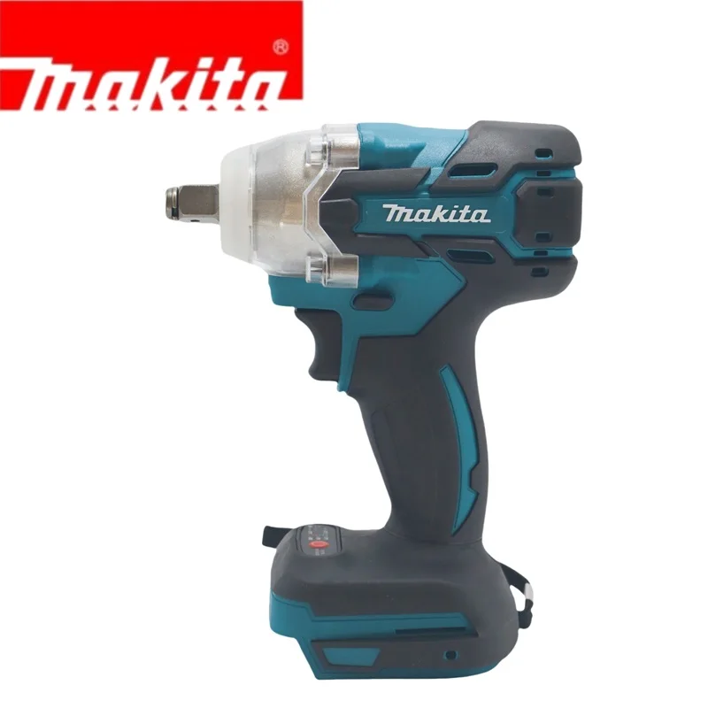 Chave de impacto Makita DTW 285 de alto torque, chave portátil sem fio recarregável, ferramenta multifuncional com bateria de lítio de 18V.