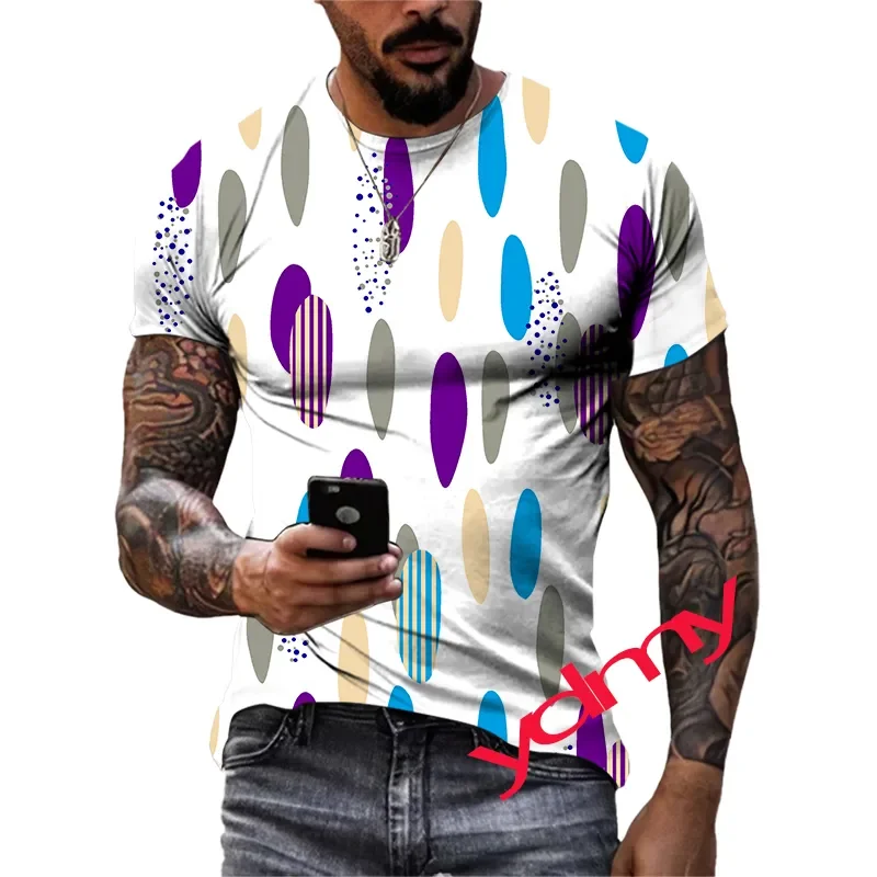 New Summer Tide Originality Picture  Men T-Shirts  Casual 3D Print Tees Hip Hop Personality Round Neck Short Sleeve  Tops