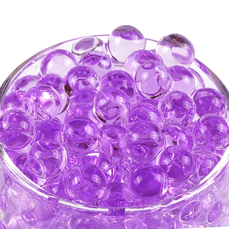 Perles d\'Eau Transparentes pour Décoration de Maison, Gel de Sol Transparent, Hydrogel, IkMuds, Gelée d\'Orbiz pour Vase, Plantes, 600 Pièces