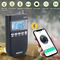 Mini Portable Blueooth Transmitting FM AM Radio Wireless Bluetooth Speaker Support TF Card Bluetooth Headset Play Timed ON/OFF