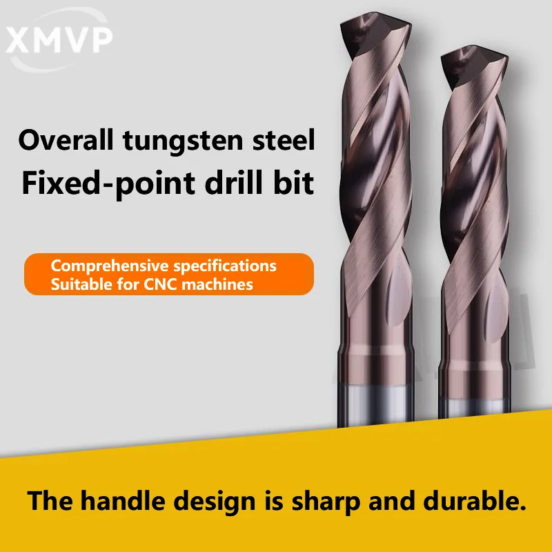 68 degrees high hardness tungsten steel bit super hard integral carbide bit stainless steel drilling twist drill
