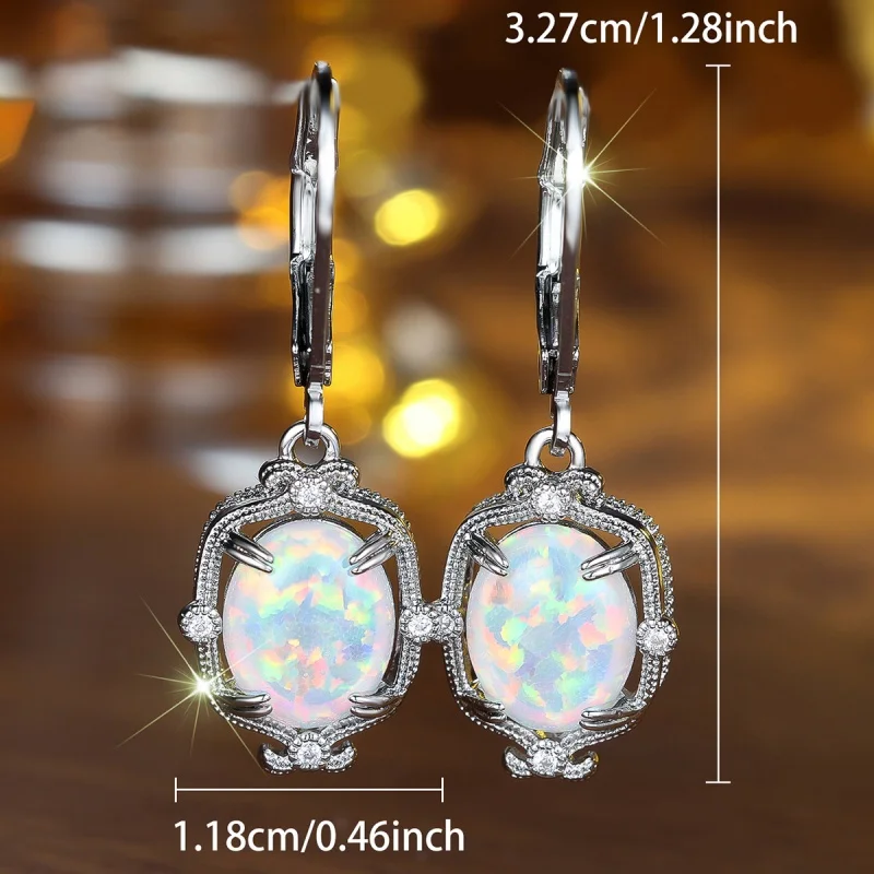 2026 New European and American Retro Carved Australian Treasure Ear Buckle Light Luxury Personalized Carved Elegant Accessory