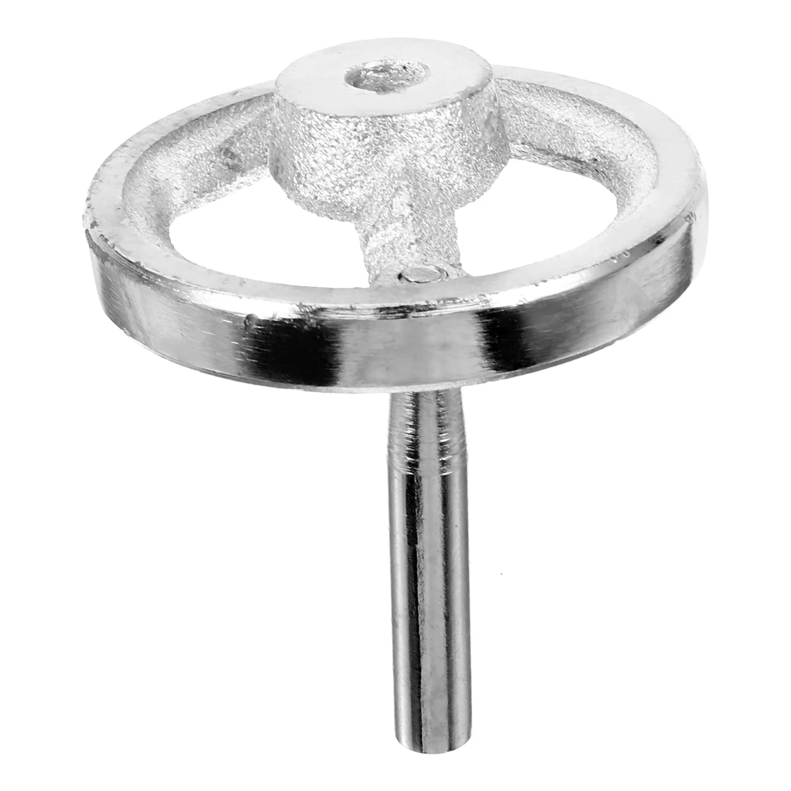 Volante Redondo Mecânico para Fresadora Roda de Mão de Ferro Fundido Lidar com Torno com Manivela de Aço Carbono Giratória