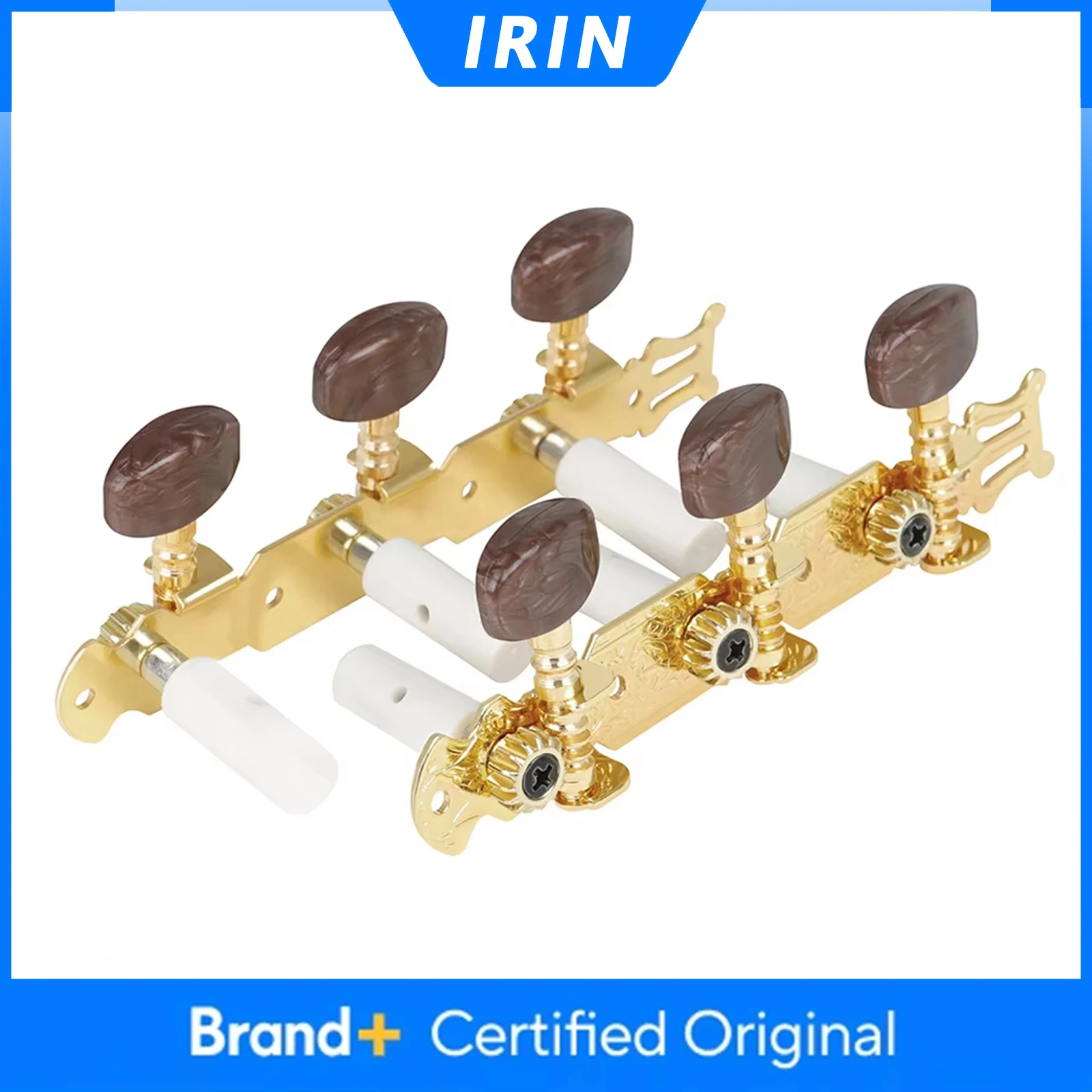 

Колки для настройки гитары IRIN 3L3R, 6 струн, золотые, для классической гитары, запчасти и аксессуары