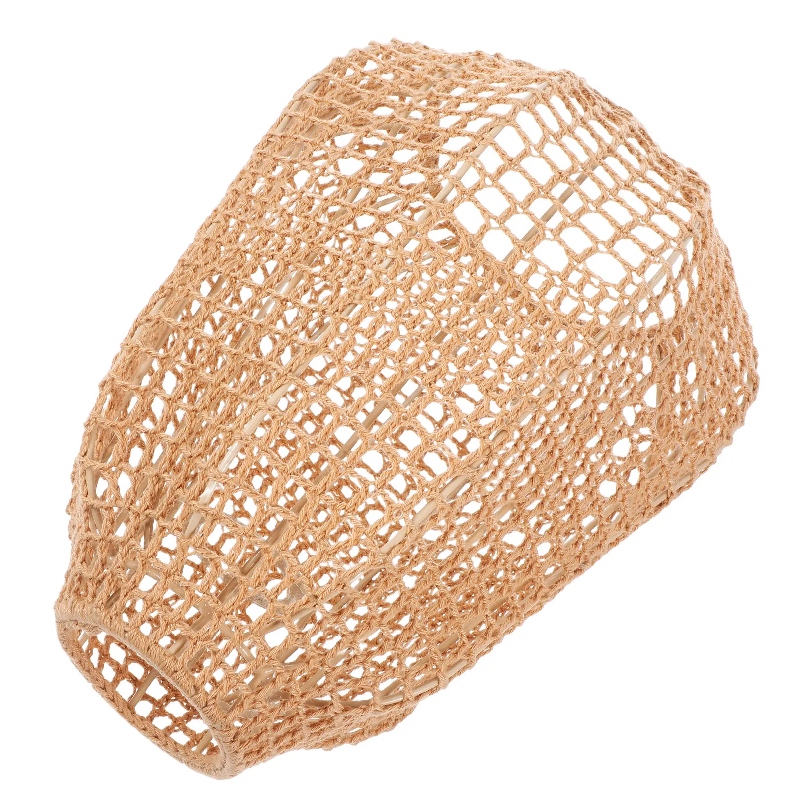 

Cotton Rope Boho Woven Lampshade Brown Handmade Pendant Ceiling Floor Light Covers Decorative Lamp Fixture Decorative Lampshade