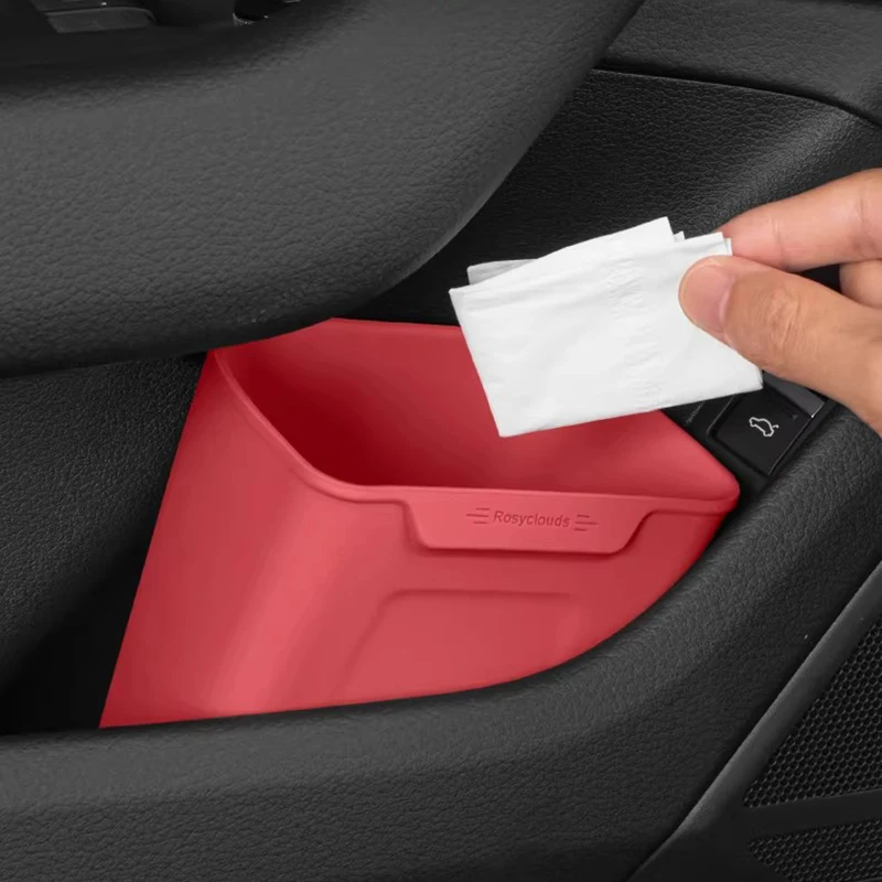 

4 Pieces Sale Silicone Car Door Storage Barrel for Audi A4 2009-2025, A6 2005-2025, A3 2014-2025, Q5 2010-2025