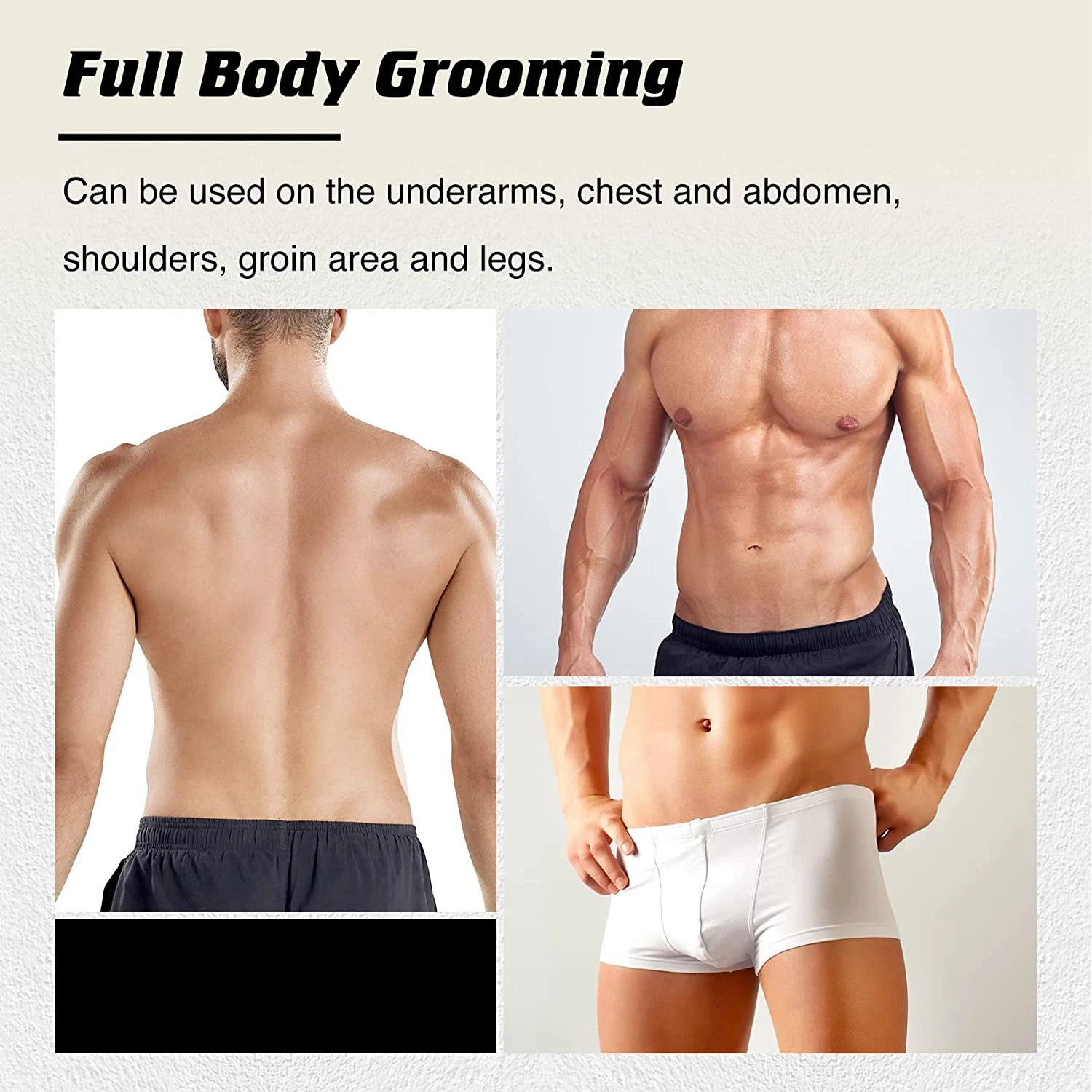 Kemei الرطب الجاف الفخذ الجسم المتقلب للرجال الكهربائية الوجه اللحية الشعر المتقلب المقص قابلة للشحن العانة الكرة ماكينة حلاقة الجسم انيمال #3