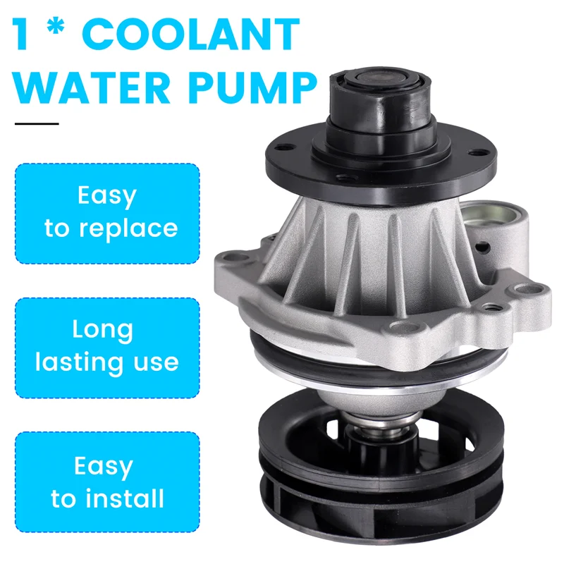 

Precisionn 11517509985 Coolant Water Pump For BMW E46 E36 E34 320I 323CI 325CI 325I 325XI 330CI 330I 525I Z3 11517527799
