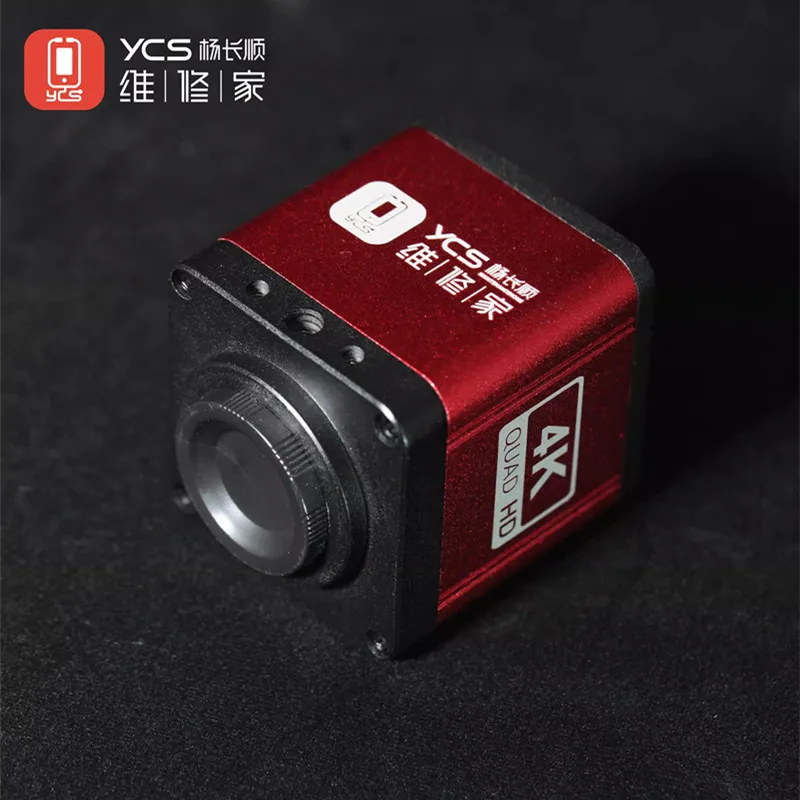 

YCS Y108 4K Industrial Microscope Camera 1/1.8 CMOS Sensor with HDMI/USB Output for Phone Repair Auto White Balance & HD Imaging
