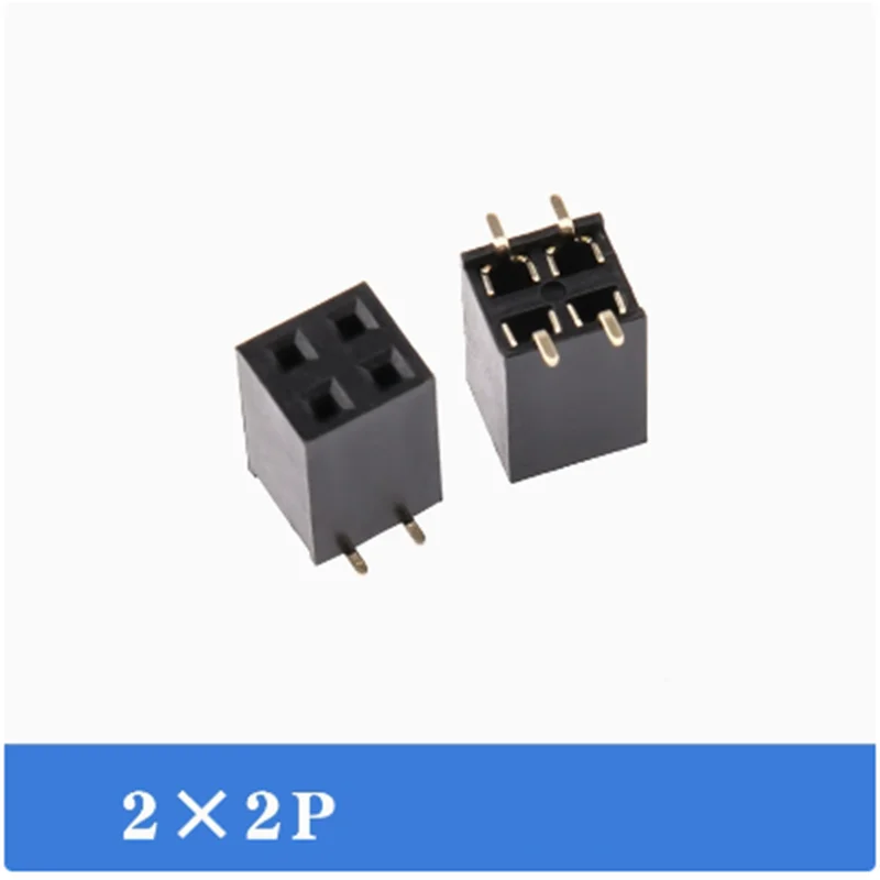 

5pcs 2.54MM Surface mount double row pin 2.54mm pin SMD socket 2x40p 2*3/4/5/6/7/8/9/10/20p