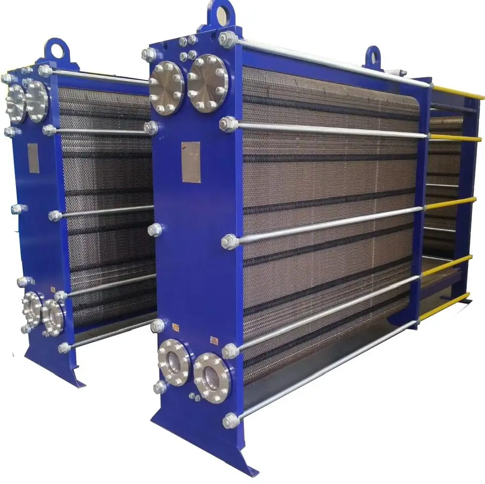 Wide Gap Plate Heat Exchanger / Adaptable for Heat Transfer with High Viscosity Media in Industrial Applications.
