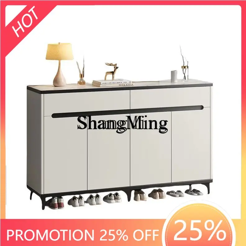 

ZYY Household Storage Cabinet Large Capacity Entrance Shoe Rack Household Doorway Solid Wood Shoe Cabinet