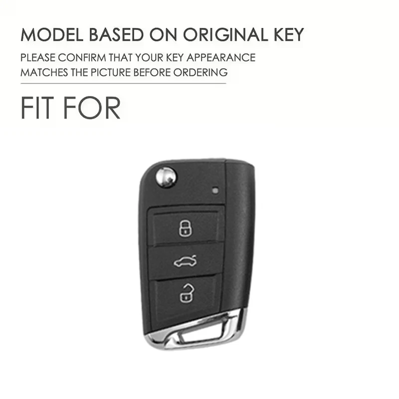 Zinc Alloy Car Key Cover for Volkswagen Tiguan MK2 Golf 7 MK7 Skoda Octavia A7 Seat Leon Ateca Ibiza Key Keychains Accessories view 3