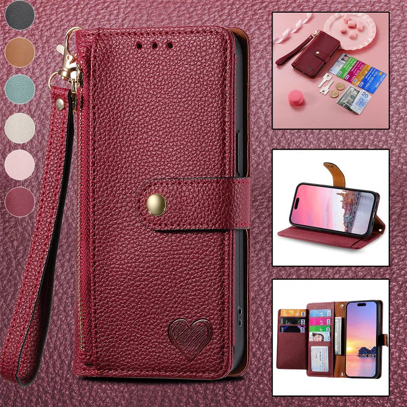 

Retro Leather Flip Case Phone Cover For Xiaomi Redmi A2 A1 Plus Note12 Turbo 11T 11S 11R 10 Lite Magnetic Wallet Card Phone Case